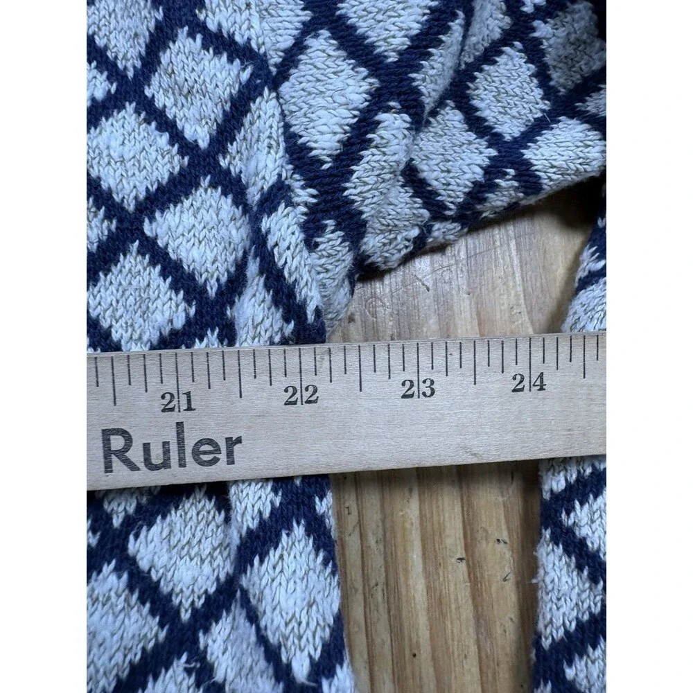Vintage 80s Brooks Brothers Sweater Mens Large Diamond Grid USA Made Cotton Knit